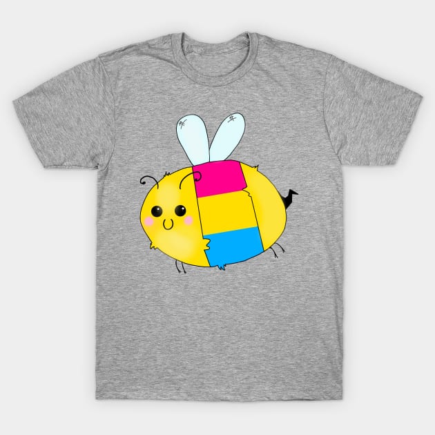 Pride Bees - Pansexual T-Shirt by Rendi_the_Graye